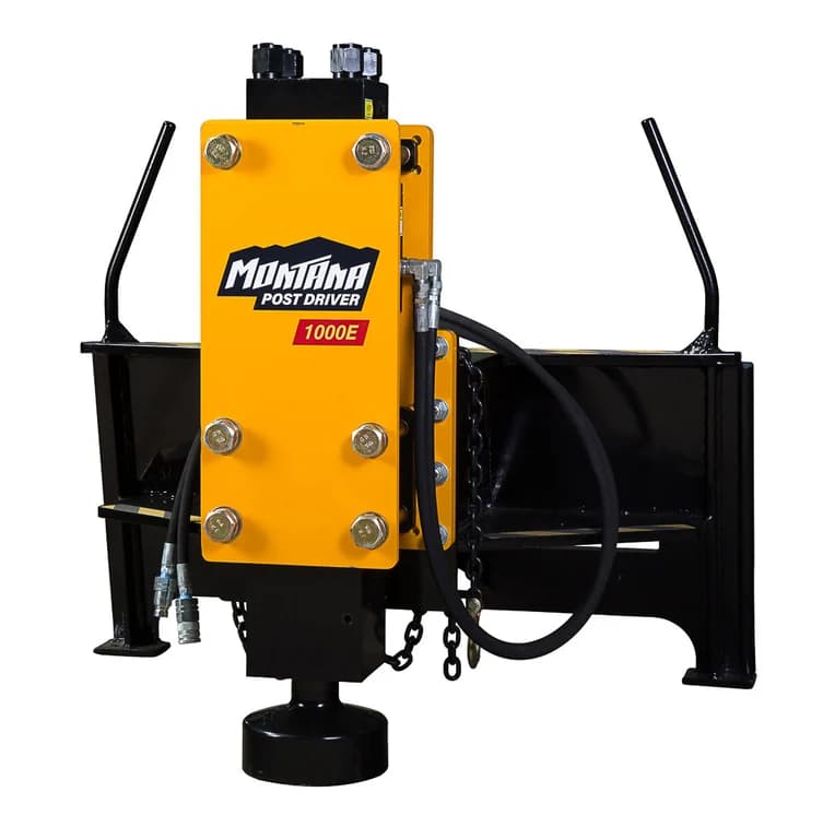 Skid Steer Post Driver Attachment